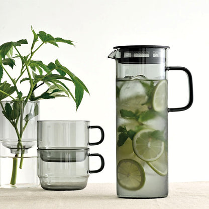 Hario Colors Cold Brew Pitcher (800ml) – Amber & Grey