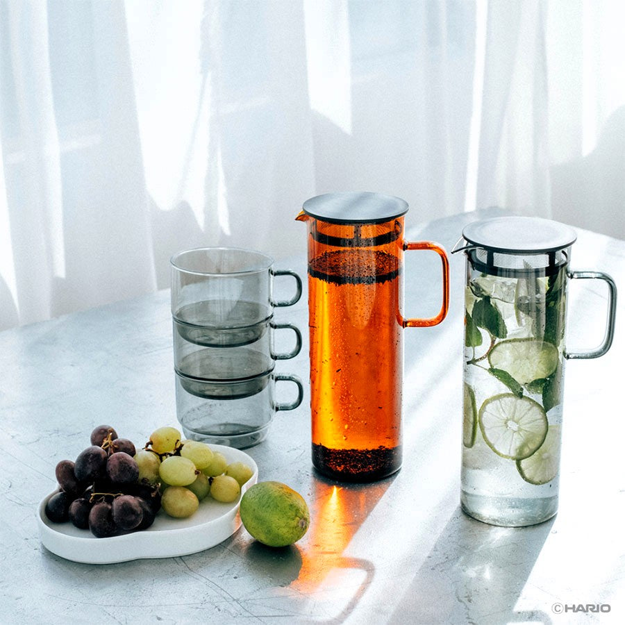 Hario Colors Cold Brew Pitcher (800ml) – Amber & Grey