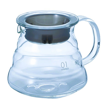 Hario V60 | 01 Glaskanne (360ml) – Der stilvolle Begleiter für Ihr Brüh-Ritual