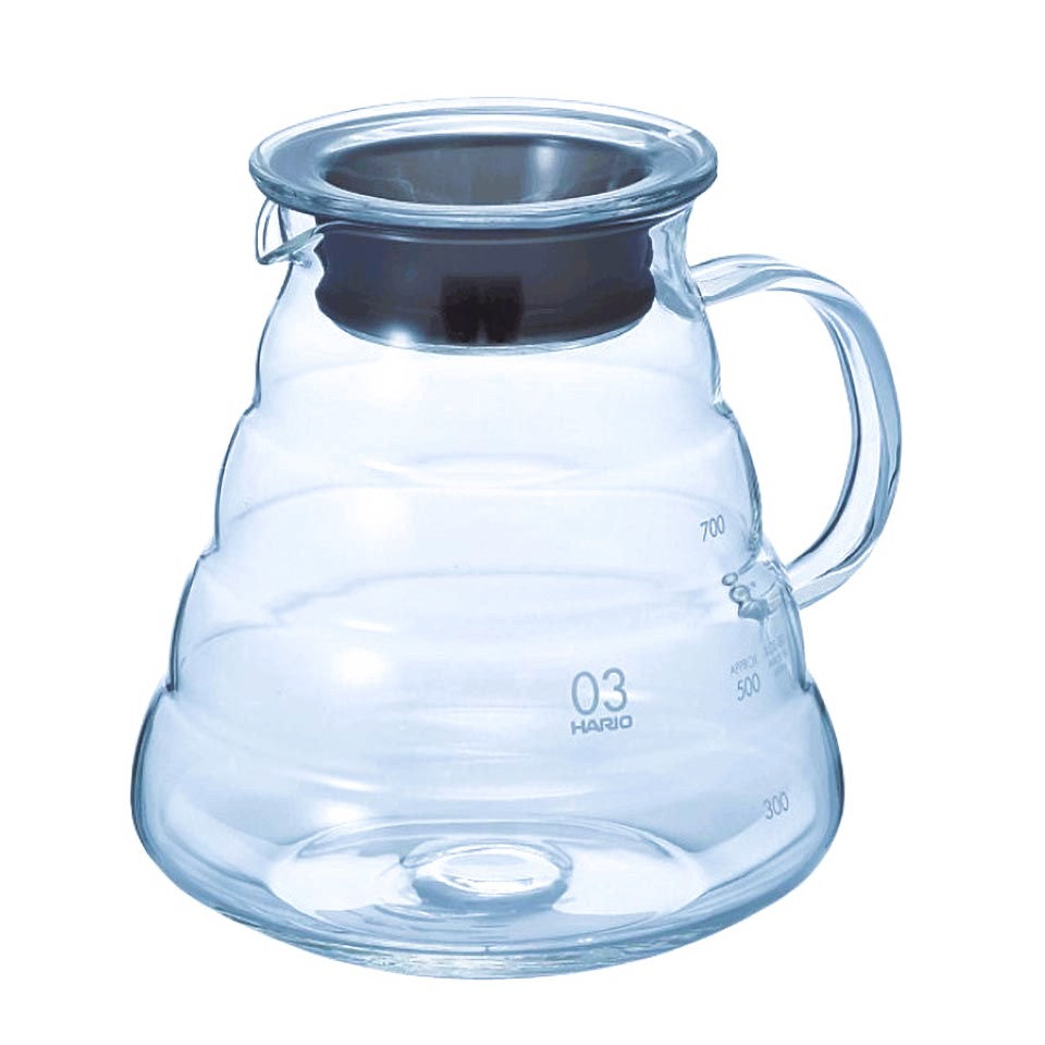 Hario V60 | 03 Glaskanne (800ml) – Der stilvolle Begleiter für Ihr Brüh-Ritual